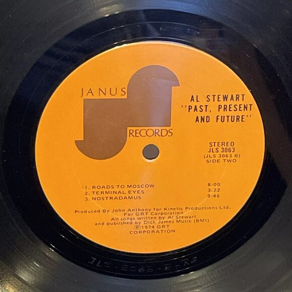 Al Stewart Past Present And Future (Vinyl, 1974) Janus JLS-3063 VG LP Record - Picture 9 of 11
